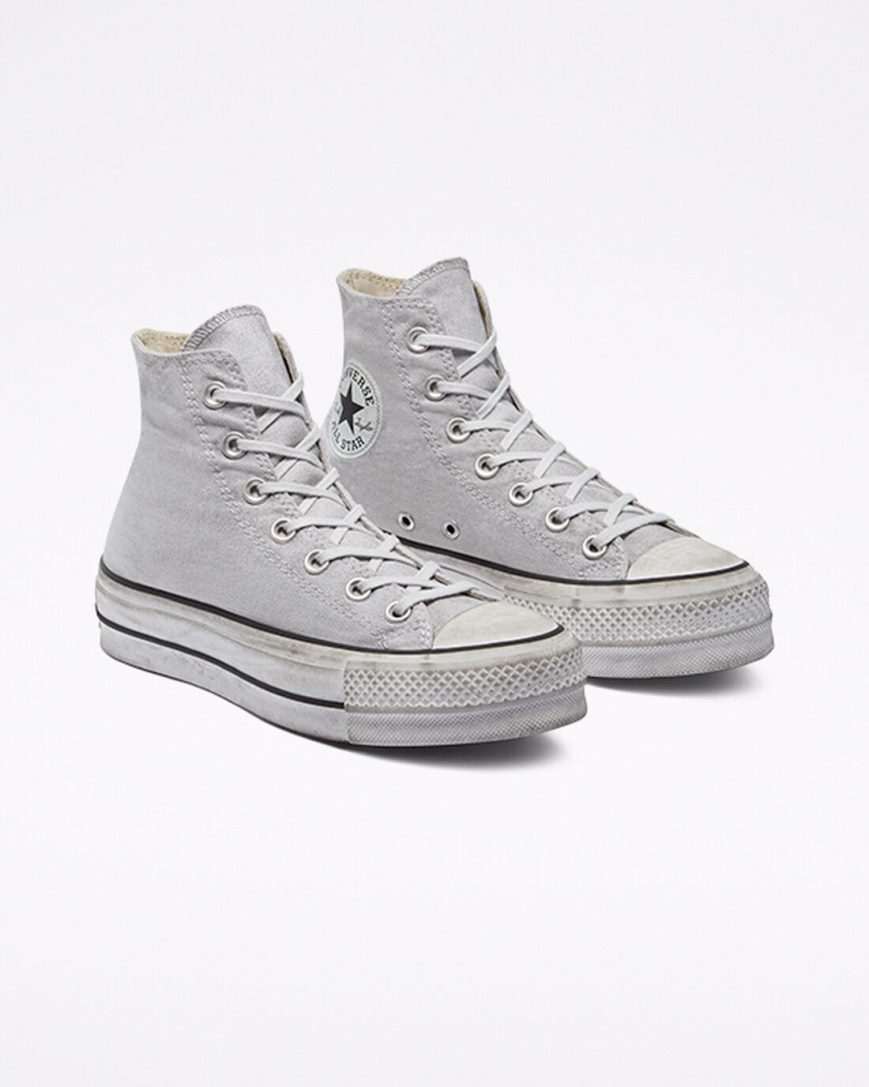 Topanky Na Platforme Converse Chuck Taylor All Star Lift Smoked Platene Vysoke Panske Siva | SK QPIO115